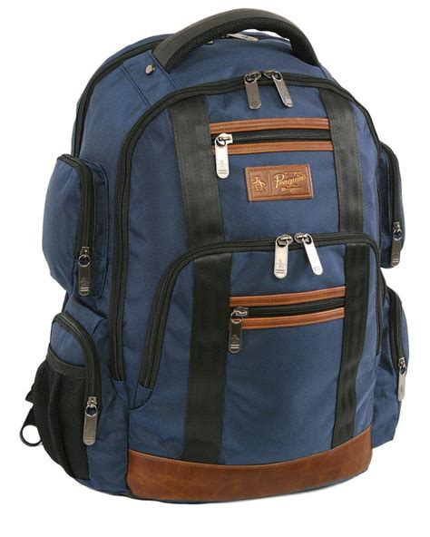 original penguin business backpack